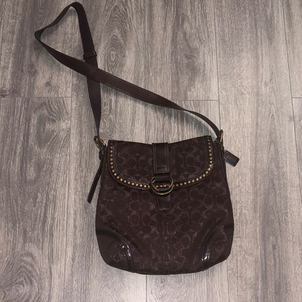 Coach Elegant Brown Crossbody Bag